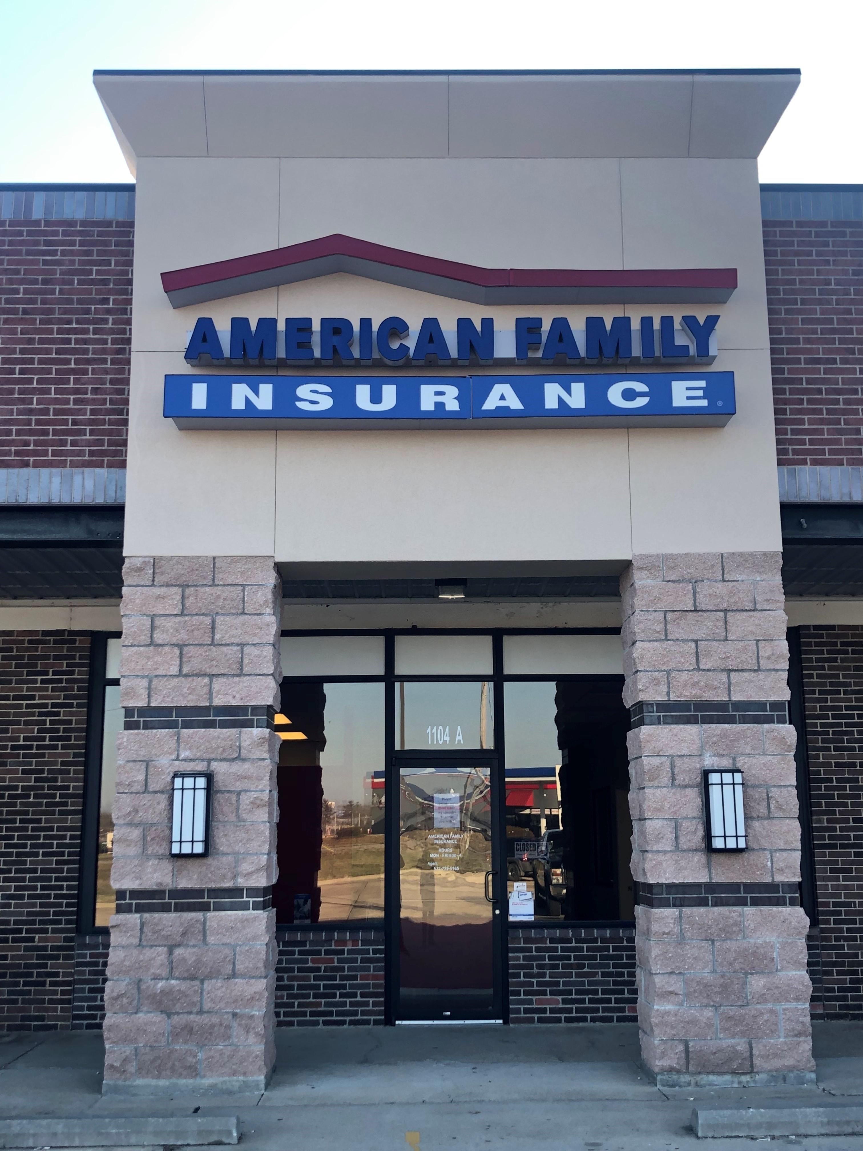 a building with a sign above the door