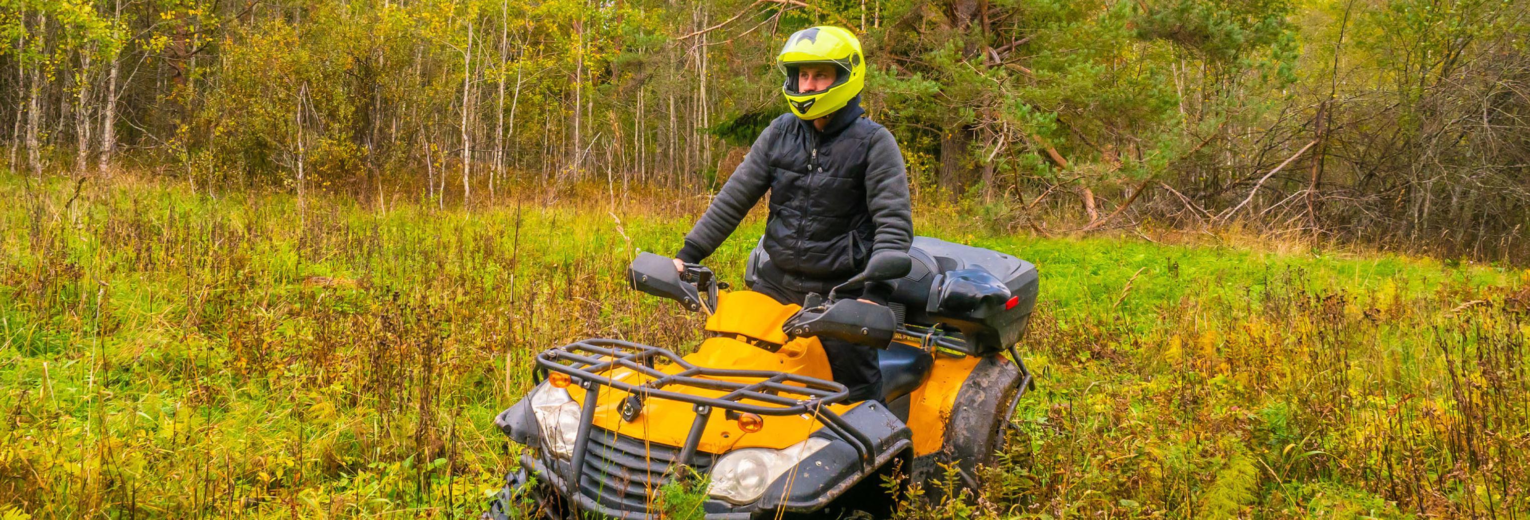 ATV in a field