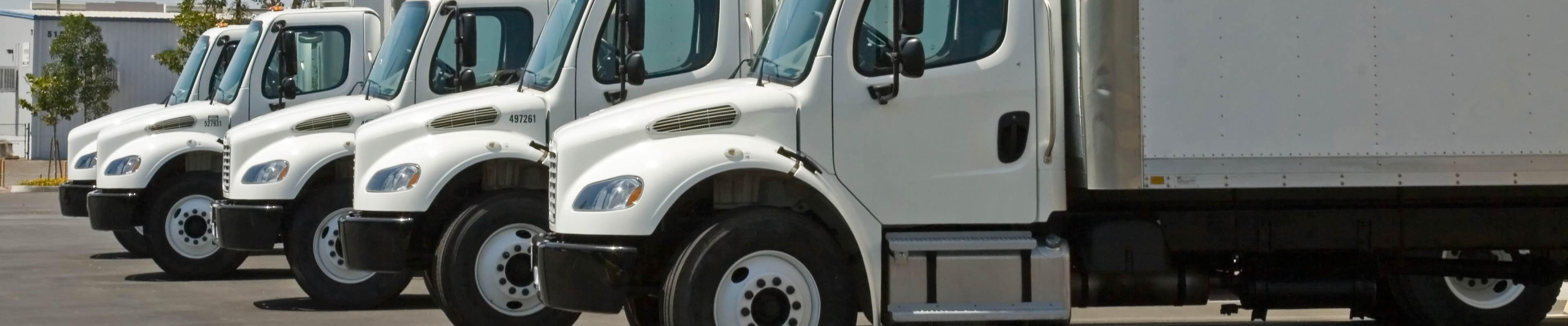 Fleet of commercial trucks